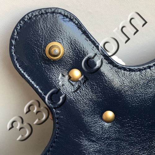 グッチバッグ角部分ディテール